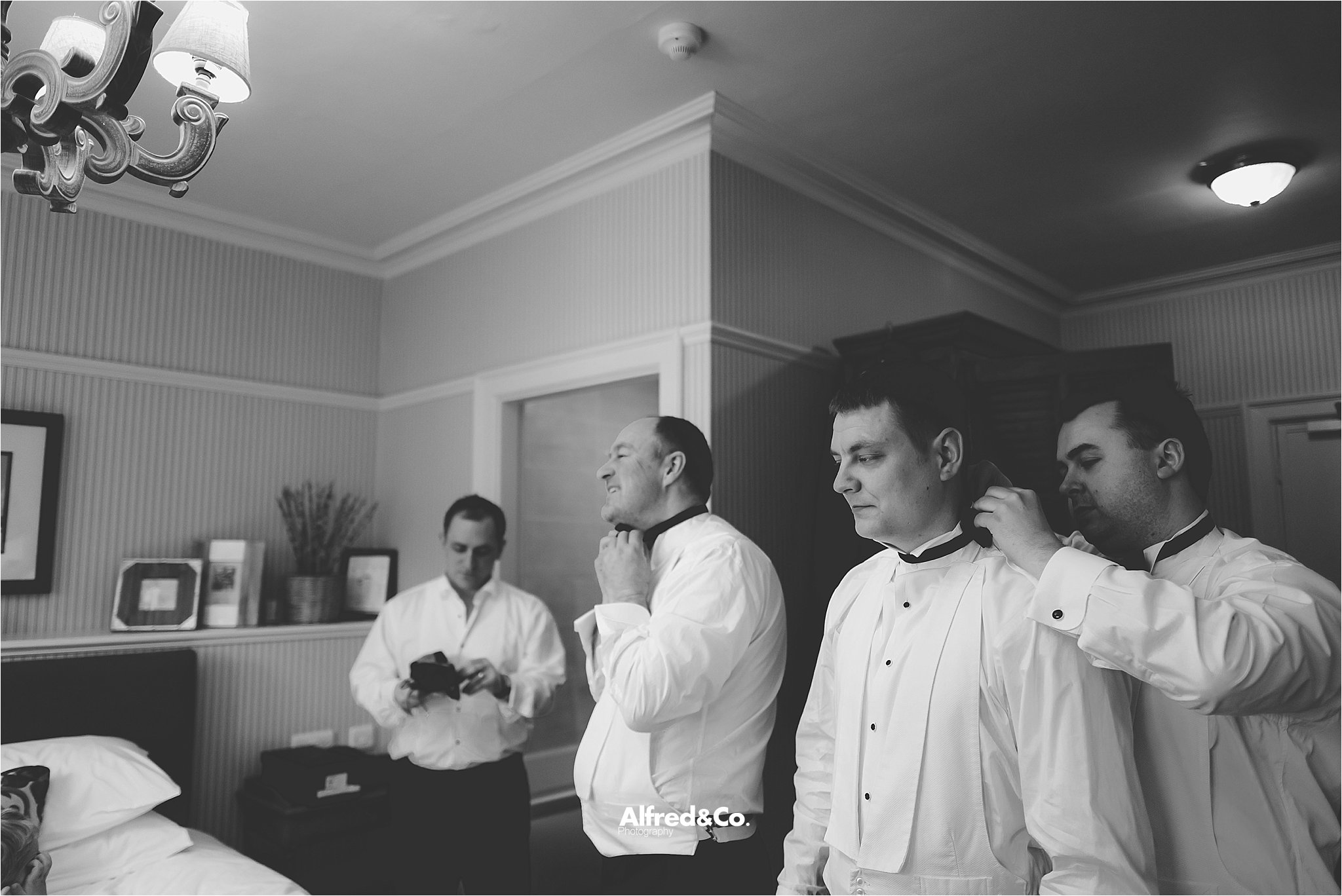 groom getting ready 