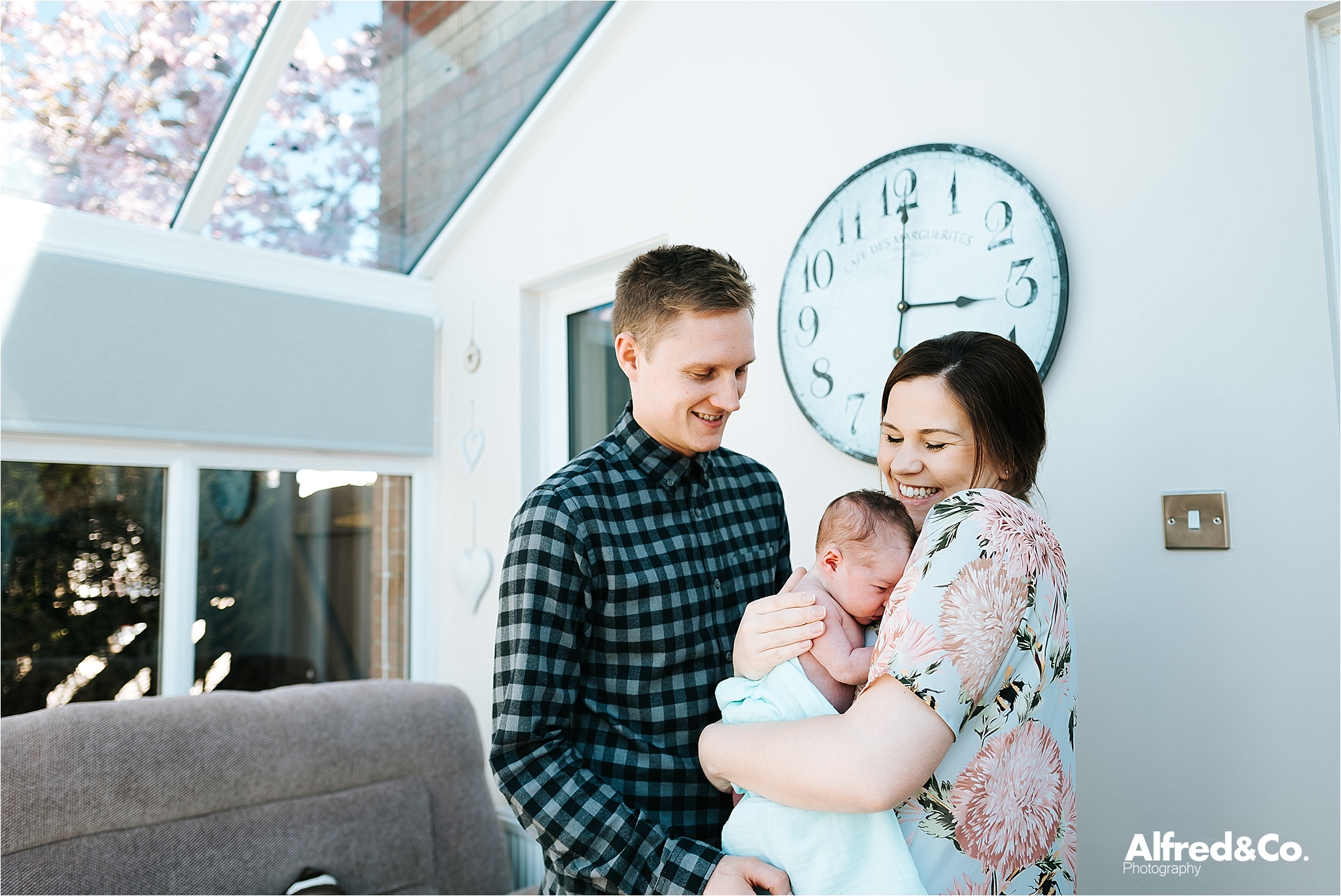 relaxed new born photo shoot