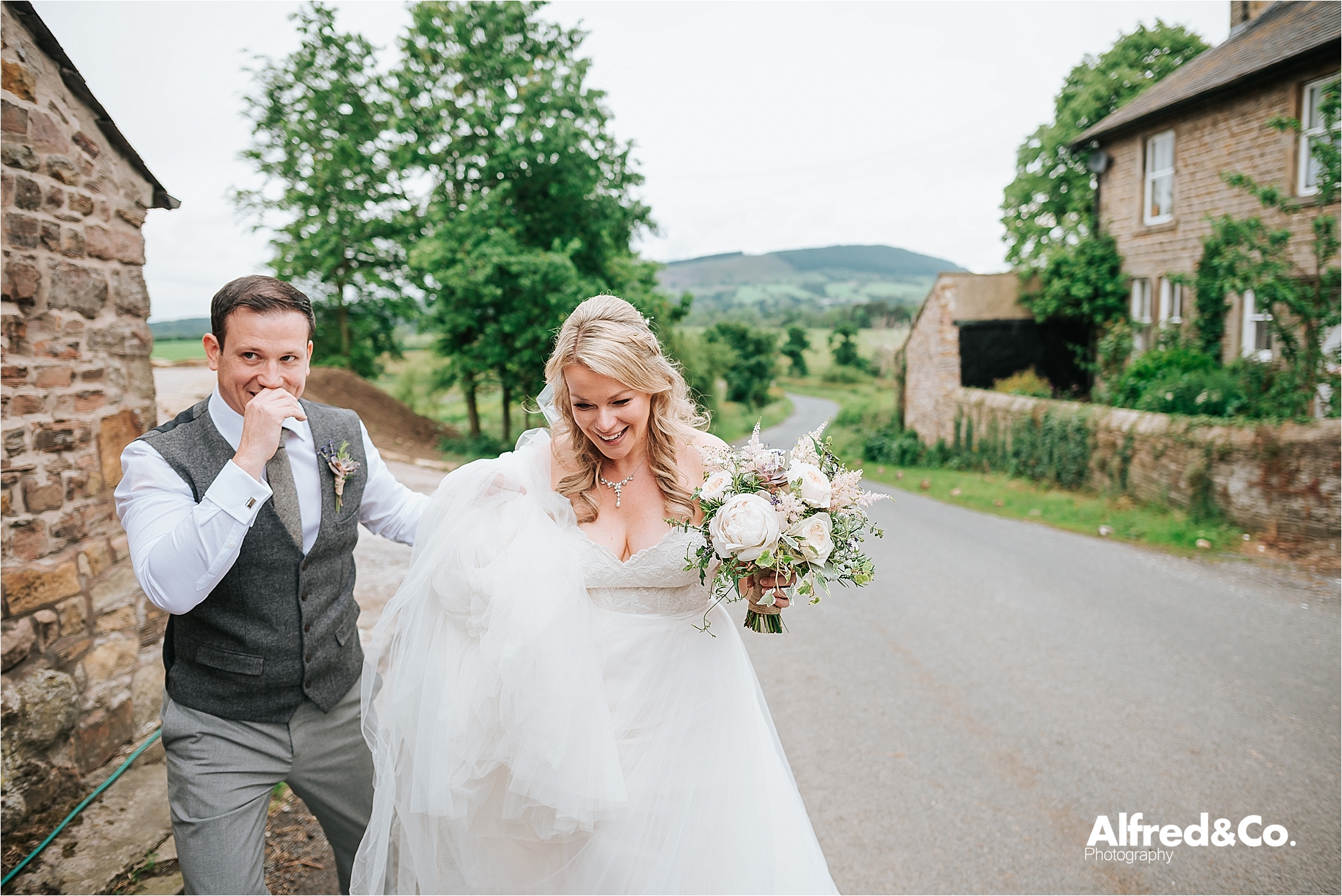 bashall barn wedding photographer, lancashire 