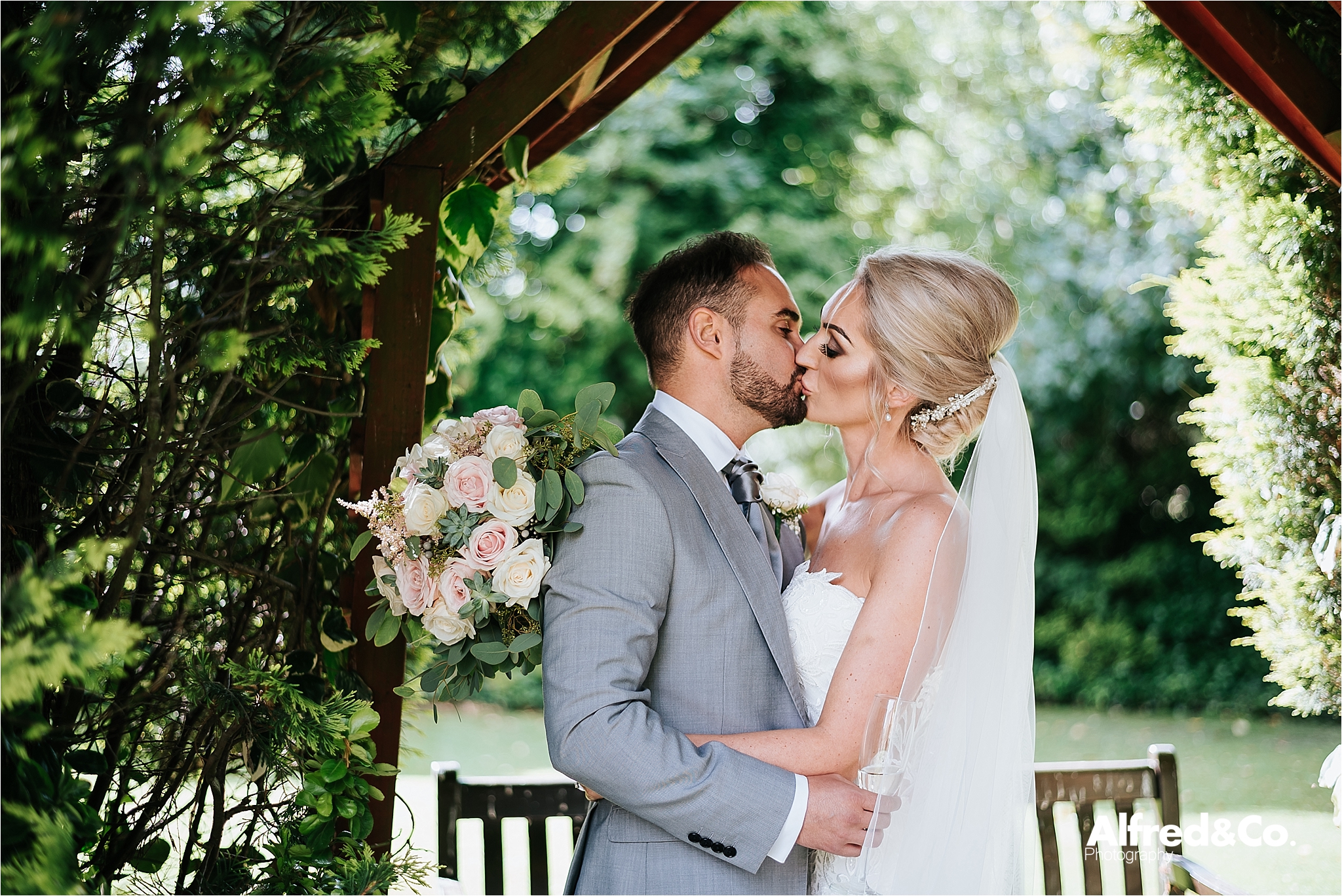 Bride and Groom in Accrington