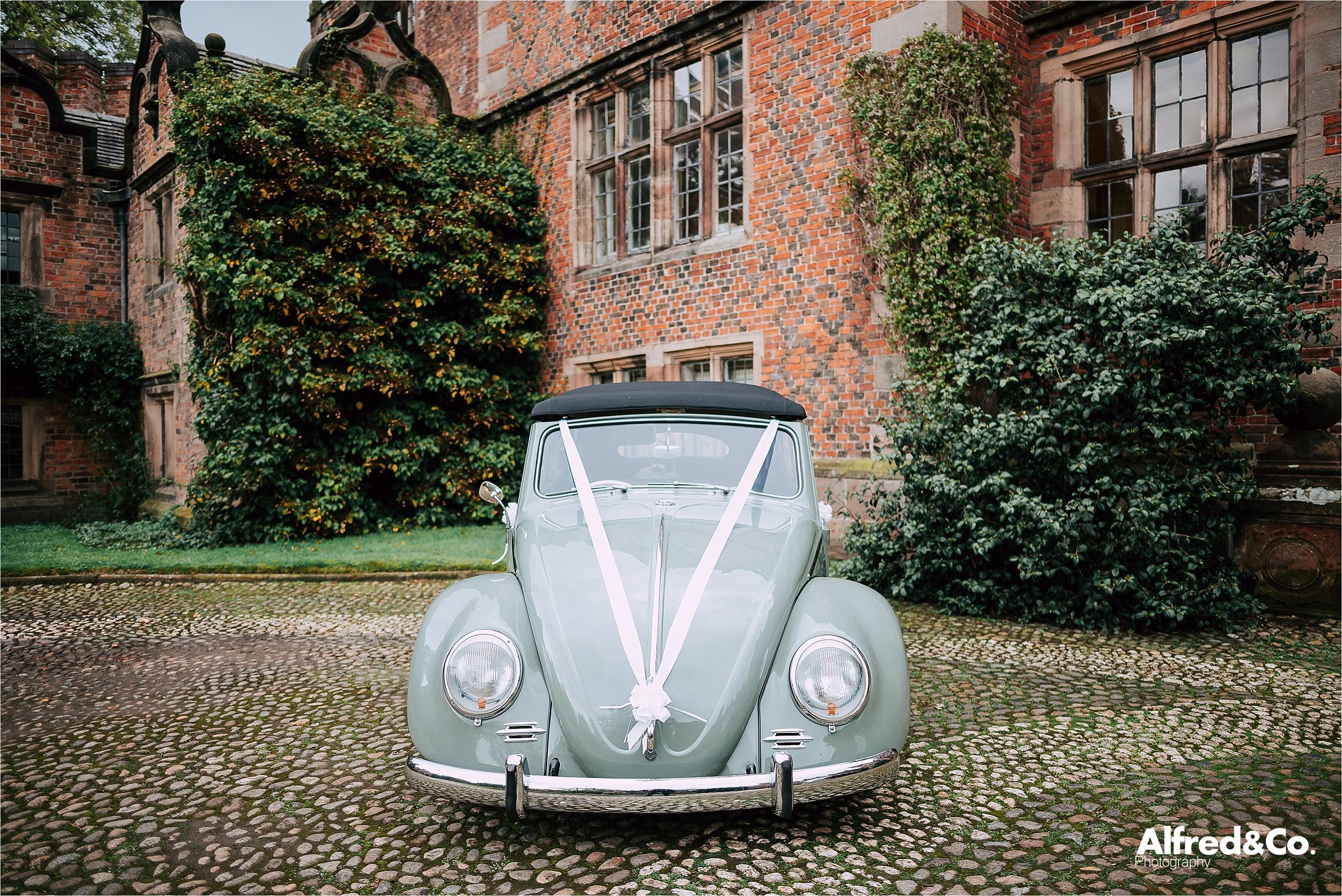 vintage wedding beetle in cheshire 