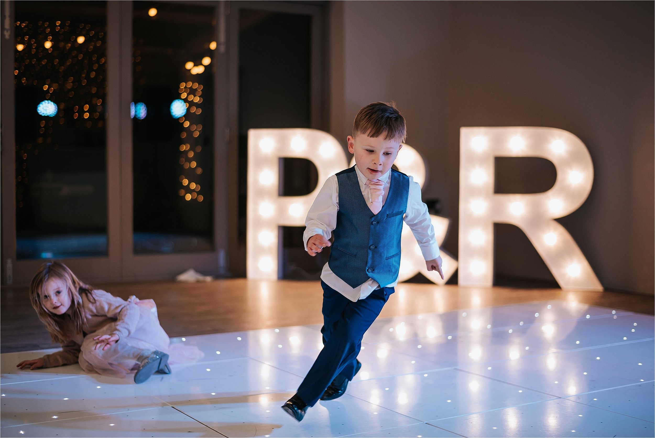 little boy on dance floor 