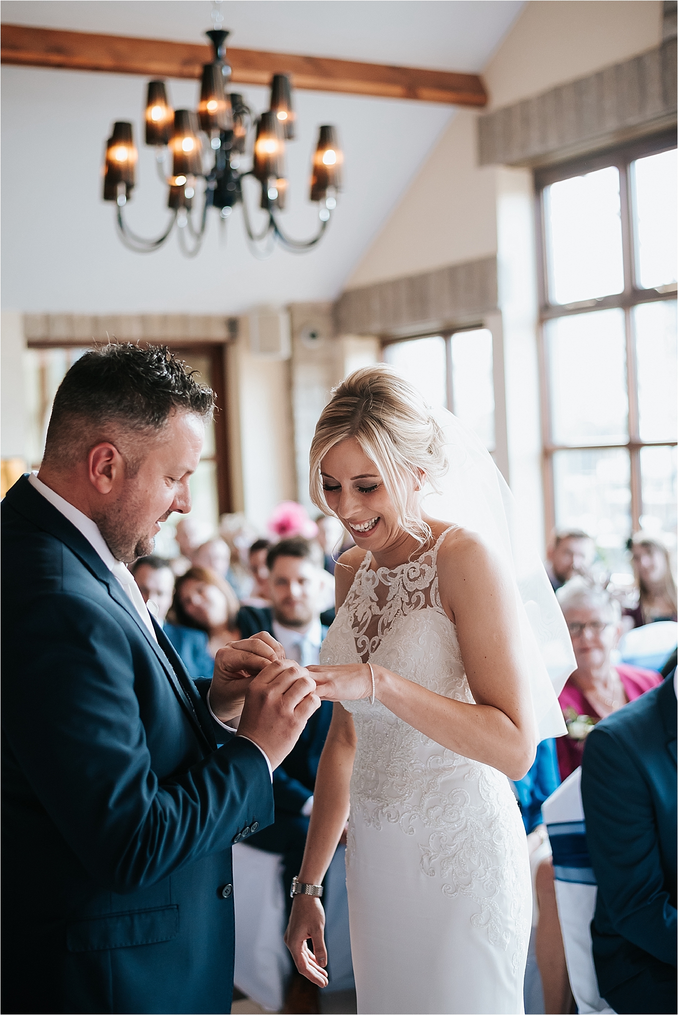 wedding ceremony at ferraris country house