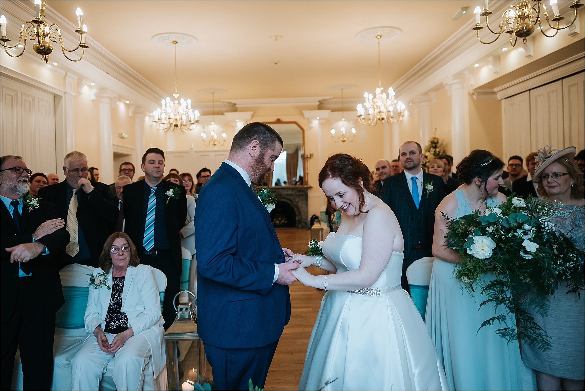 spring wedding at grange over sands