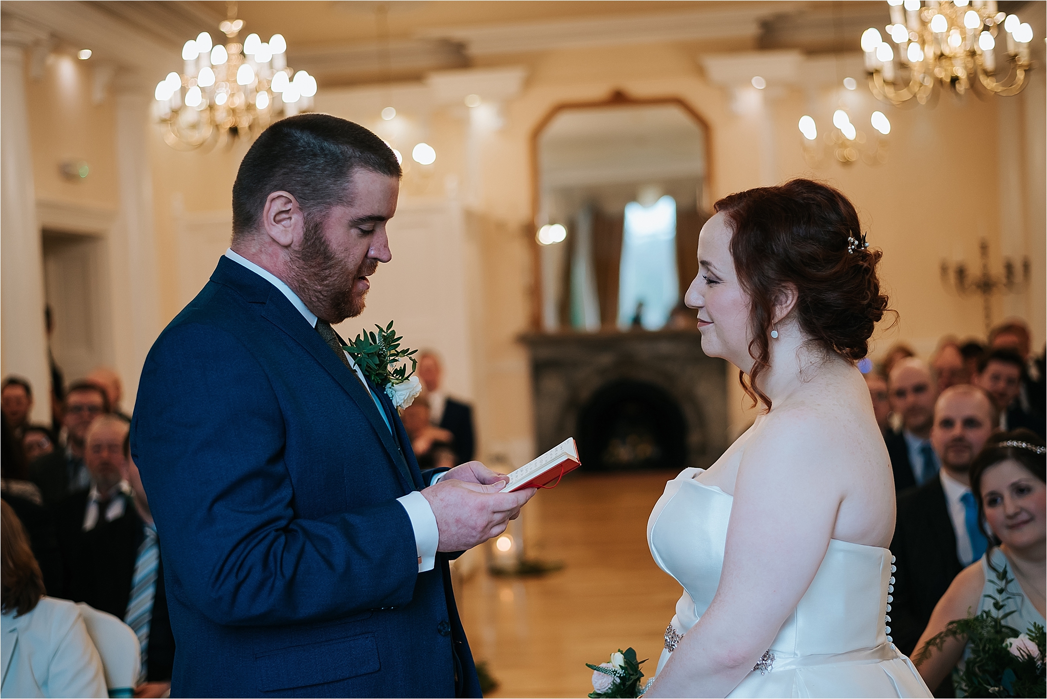 spring wedding at grange over sands