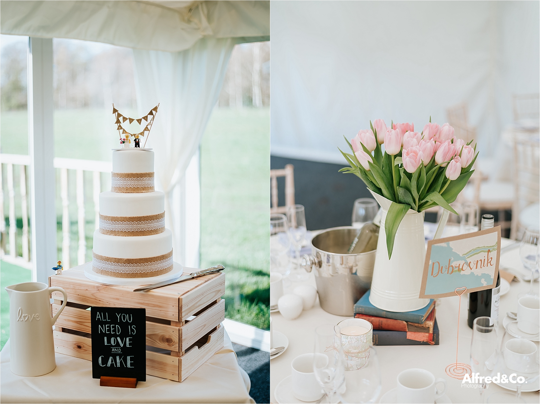 wedding cake with lego cake toppers