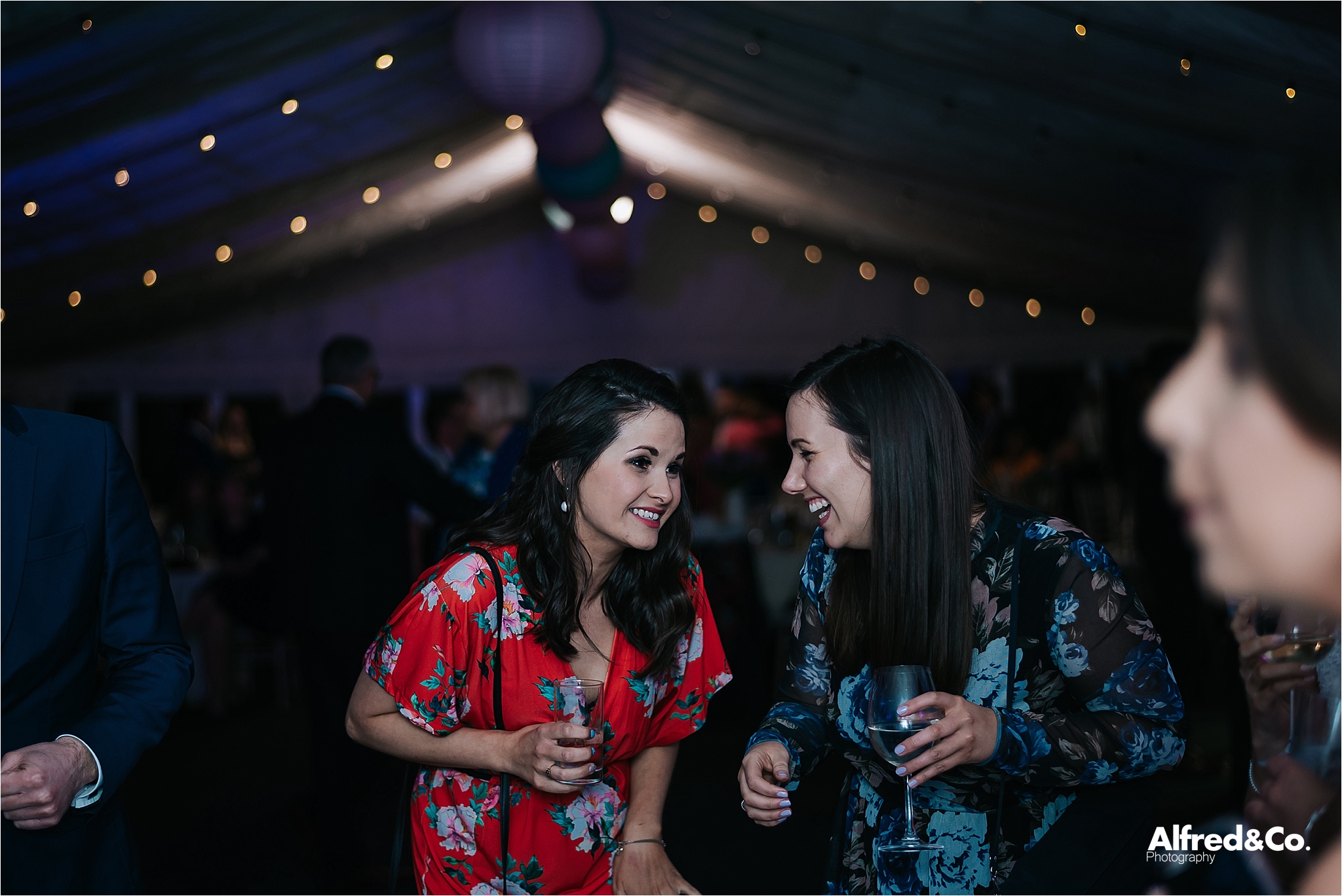 girls dance at wedding at speke hall