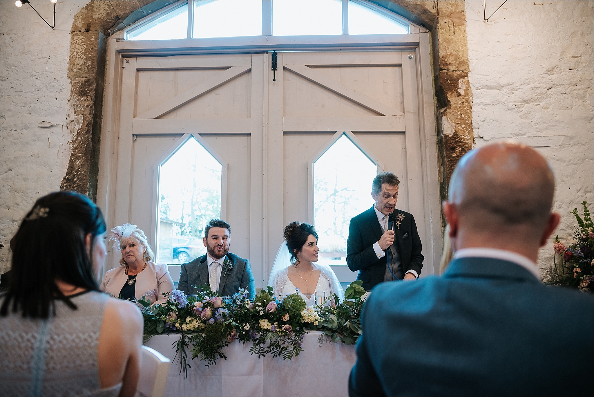 wedding speeches at wyresdale park wedding 