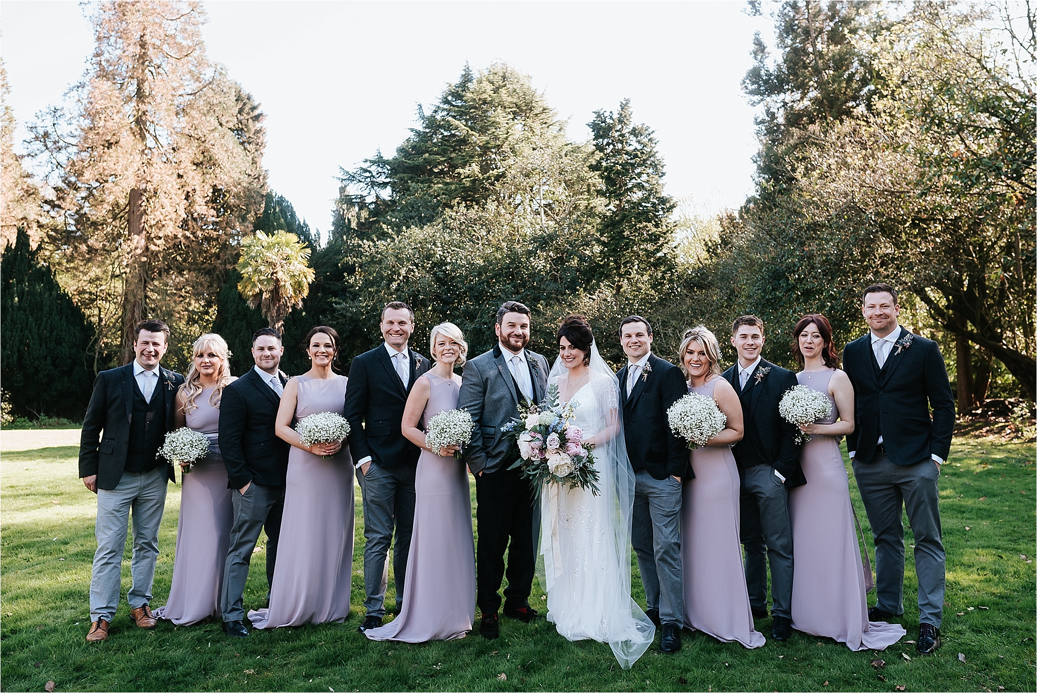 wedding party at wyresdale park