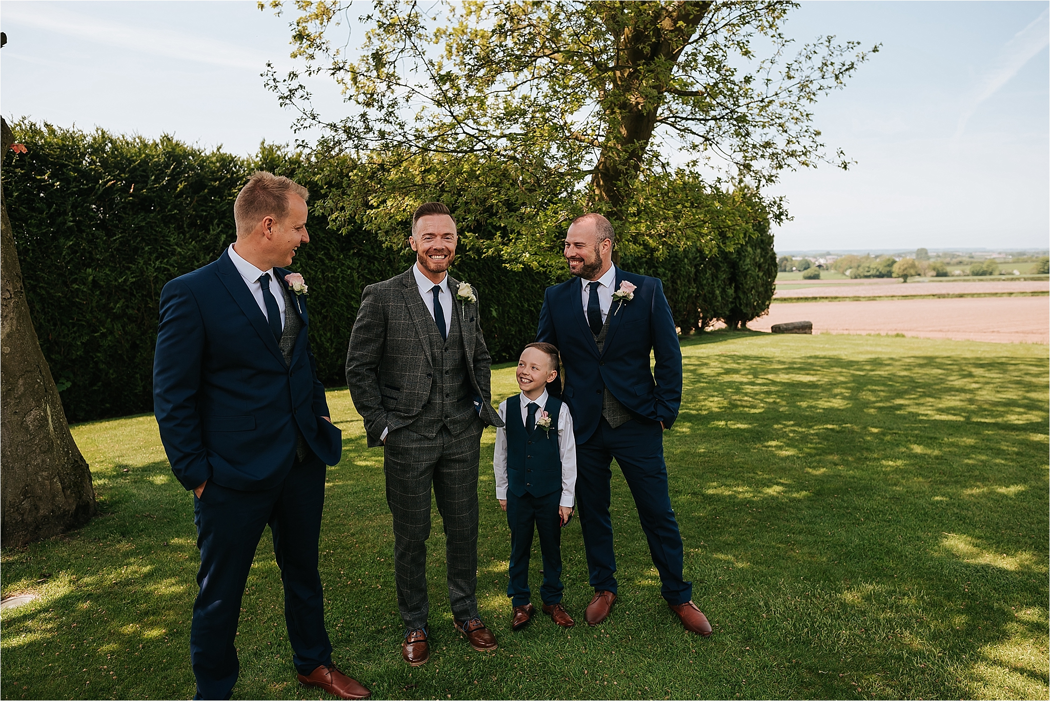 groomsmen at west tower ormskirk