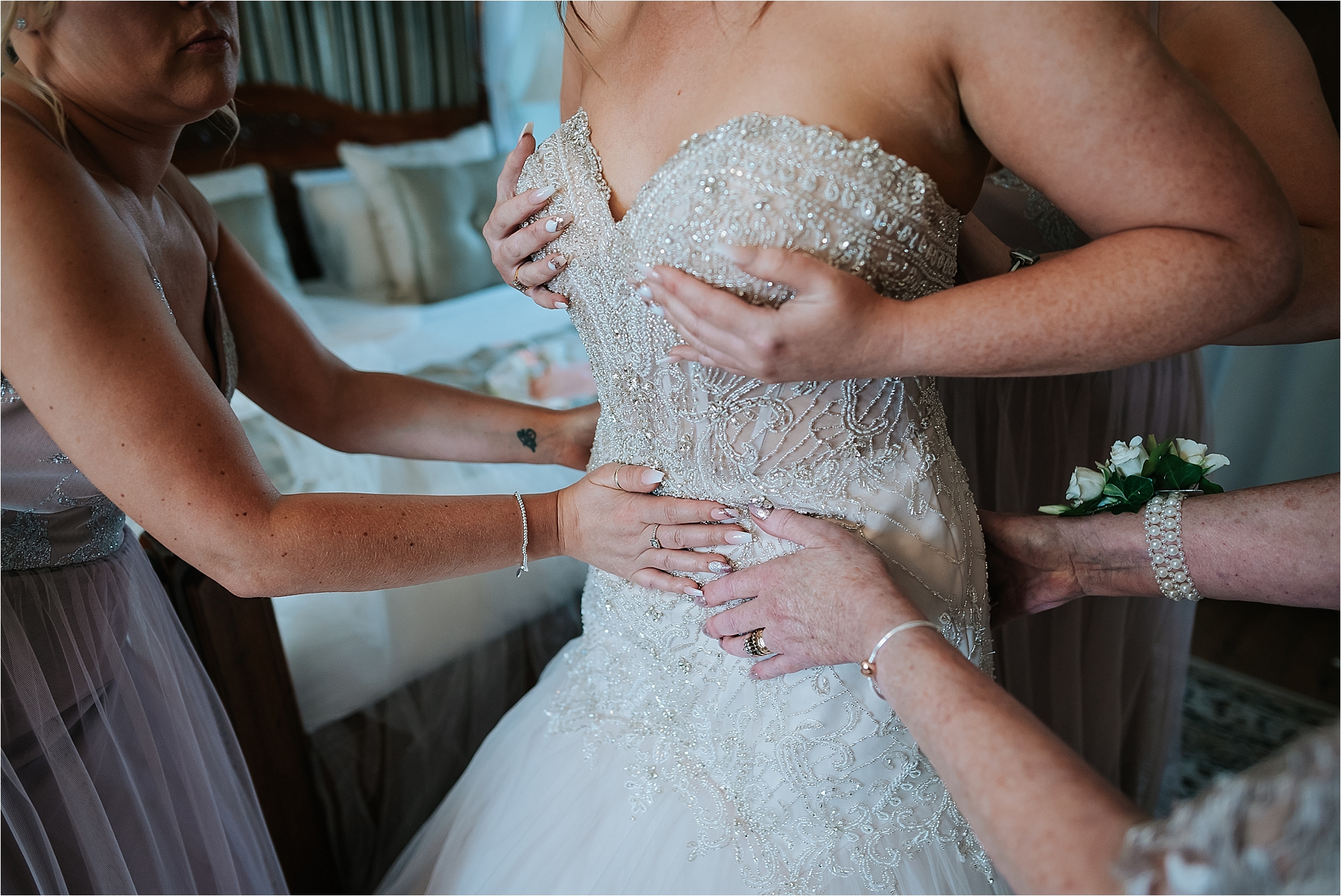 west tower wedding photograph