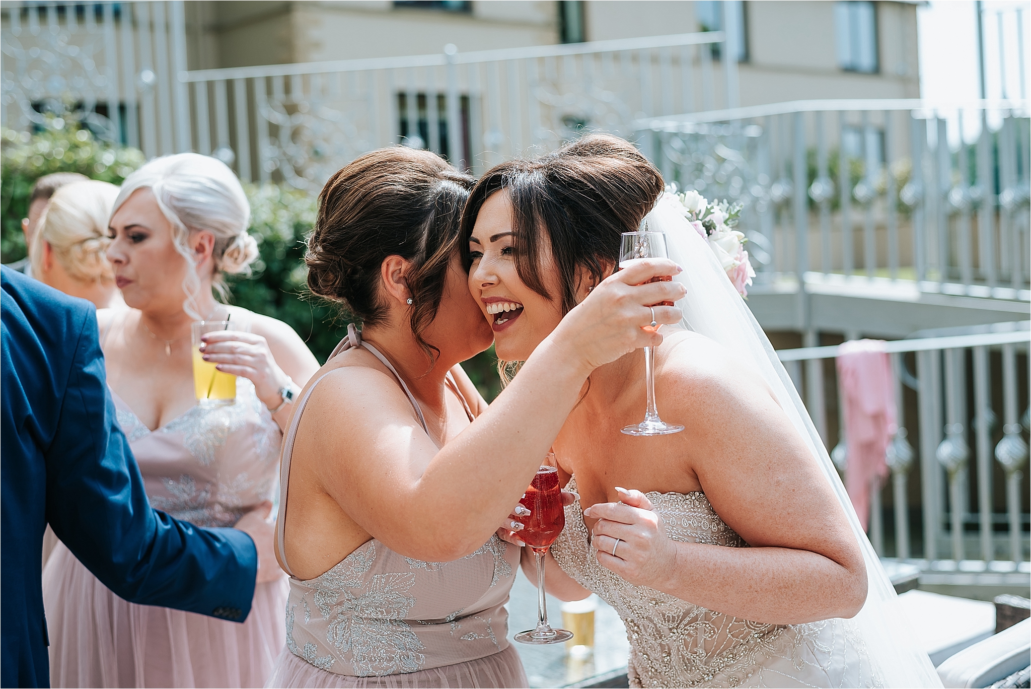 west view summer wedding