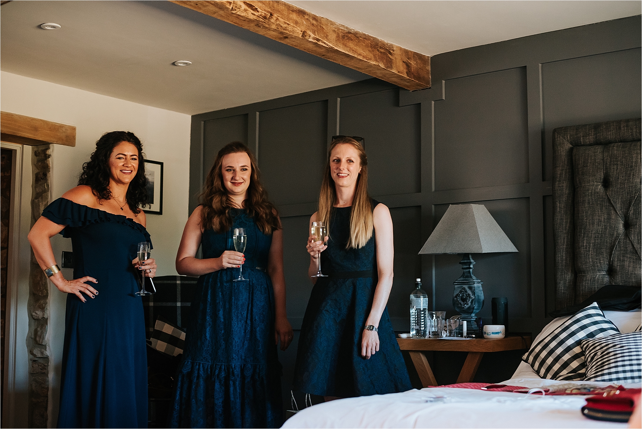 Bridesmaids at the assheton arms in downham