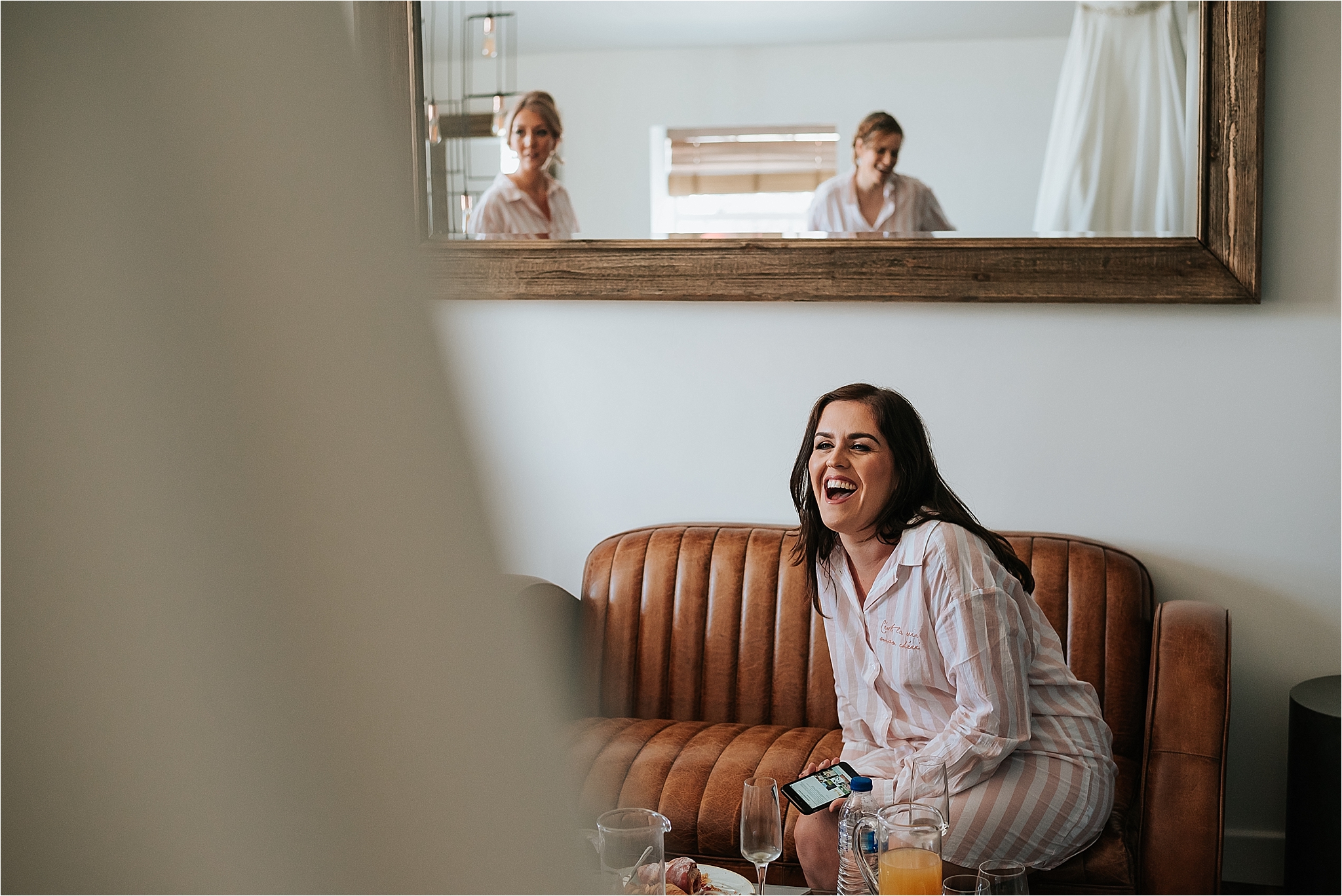 Bride in the penthouse at the spinning block 