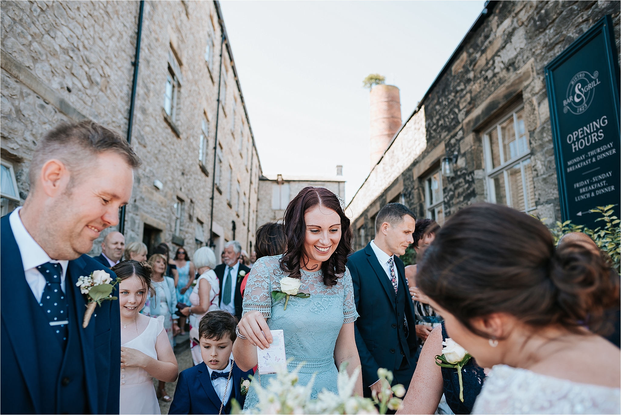 Summer wedding at holmes mill