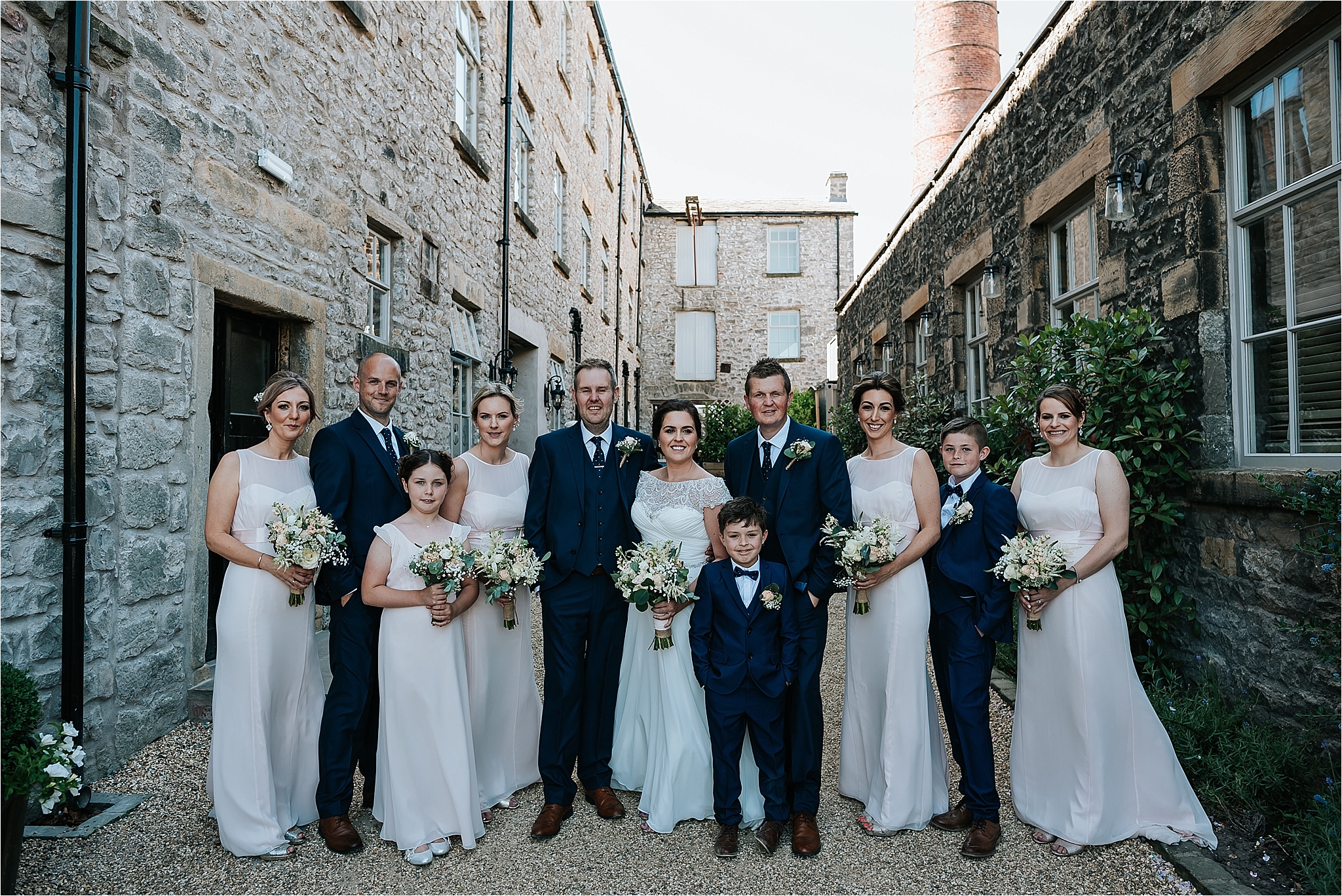 Bridal Group at Holmes Mill Wedding