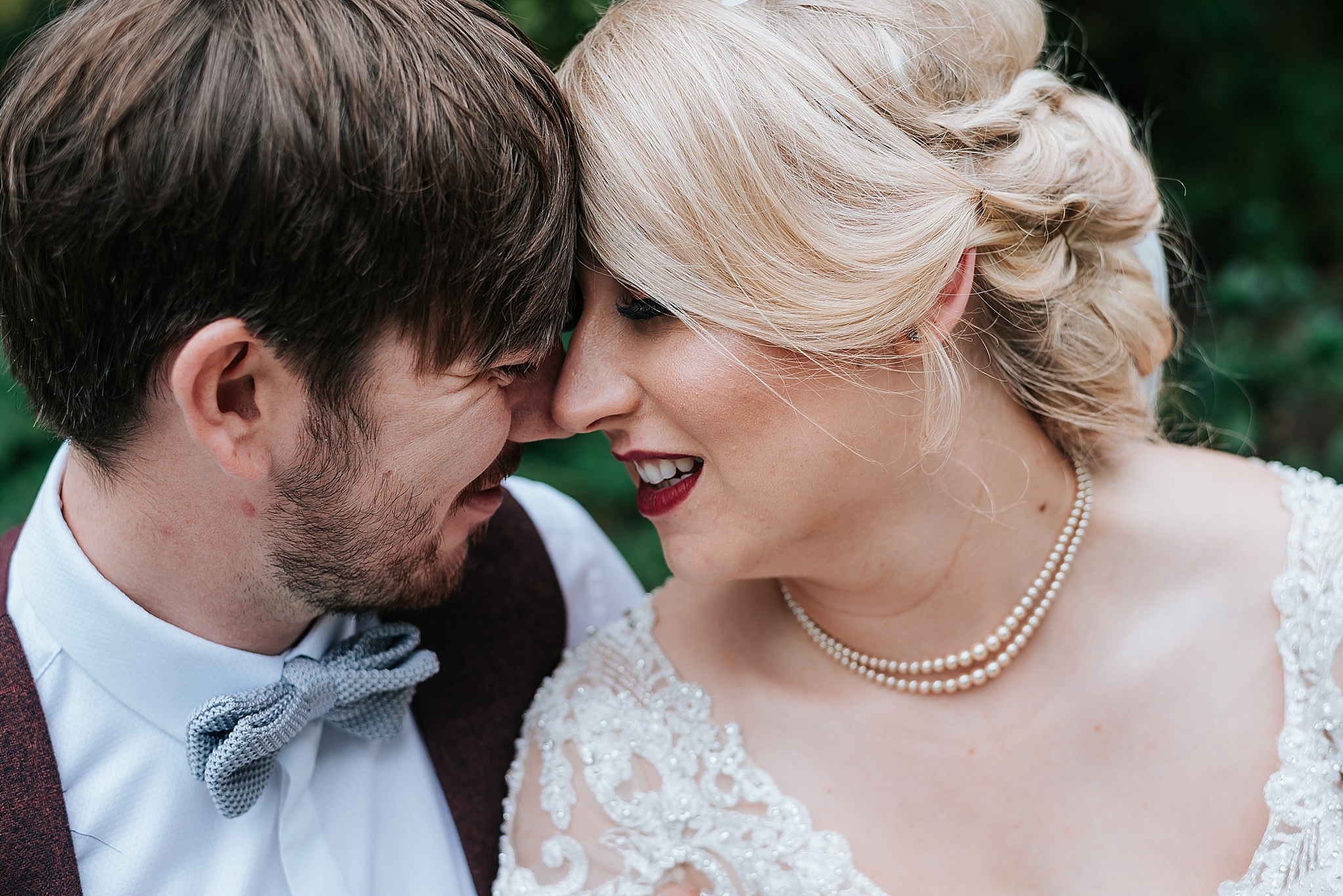 bride and groom portraits in ashton park