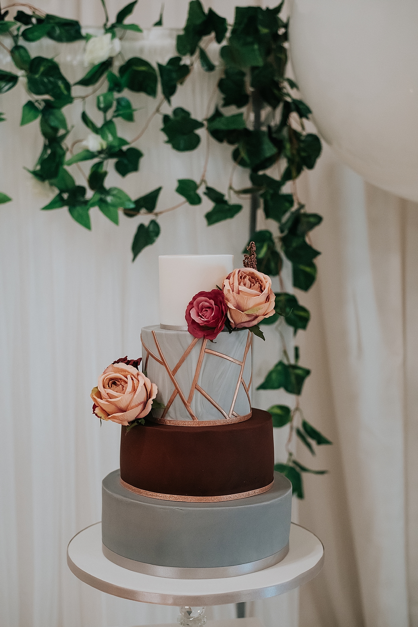 wedding cake by say it with cakes 