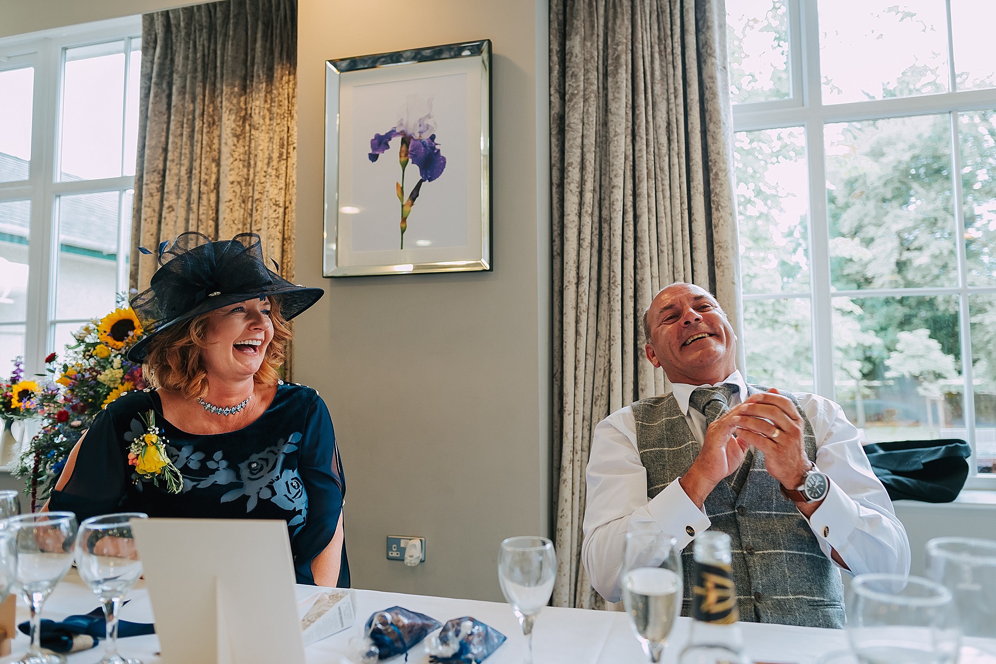 speeches in the garden room at ribby hall village