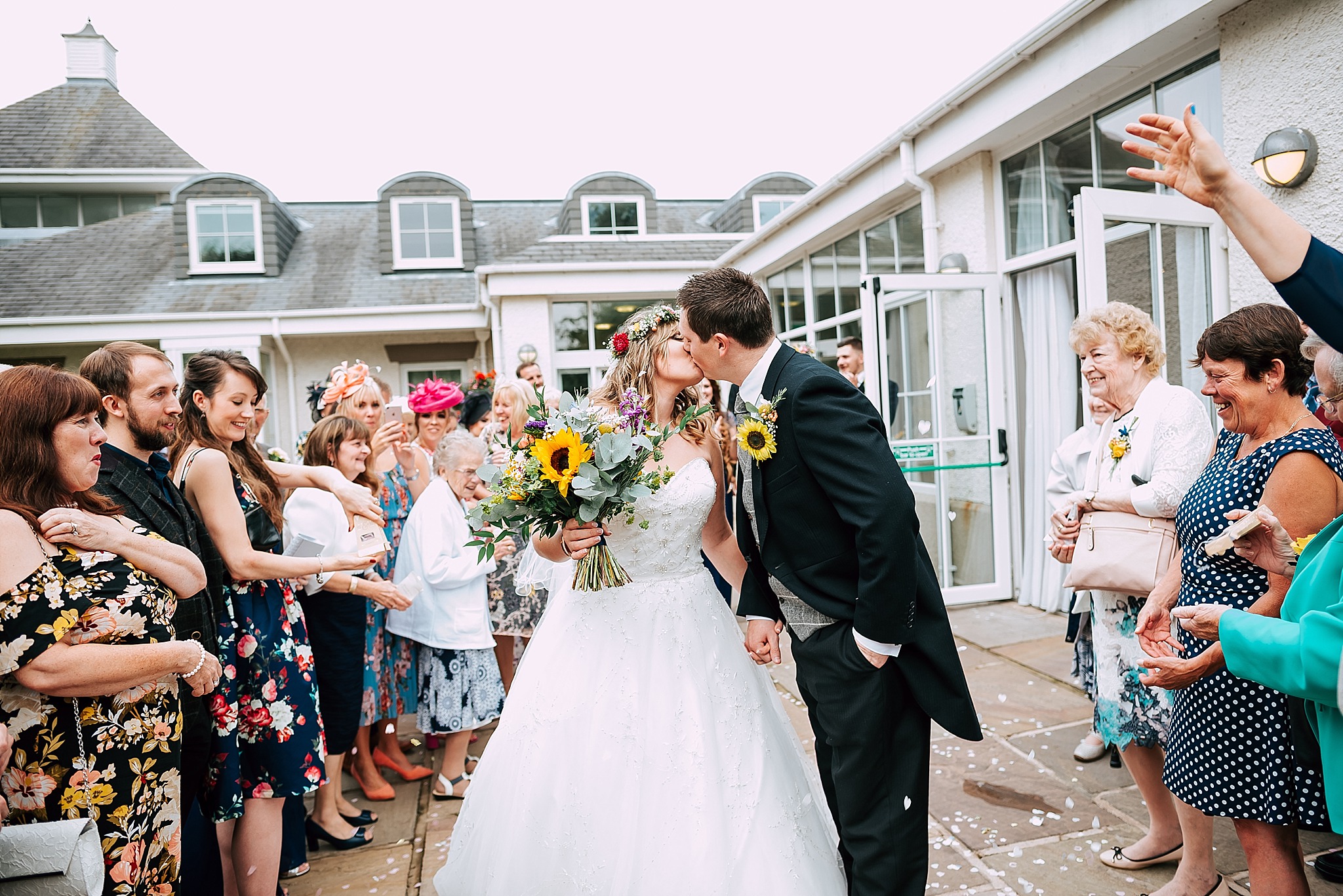 confetti shot at ribby hall village
