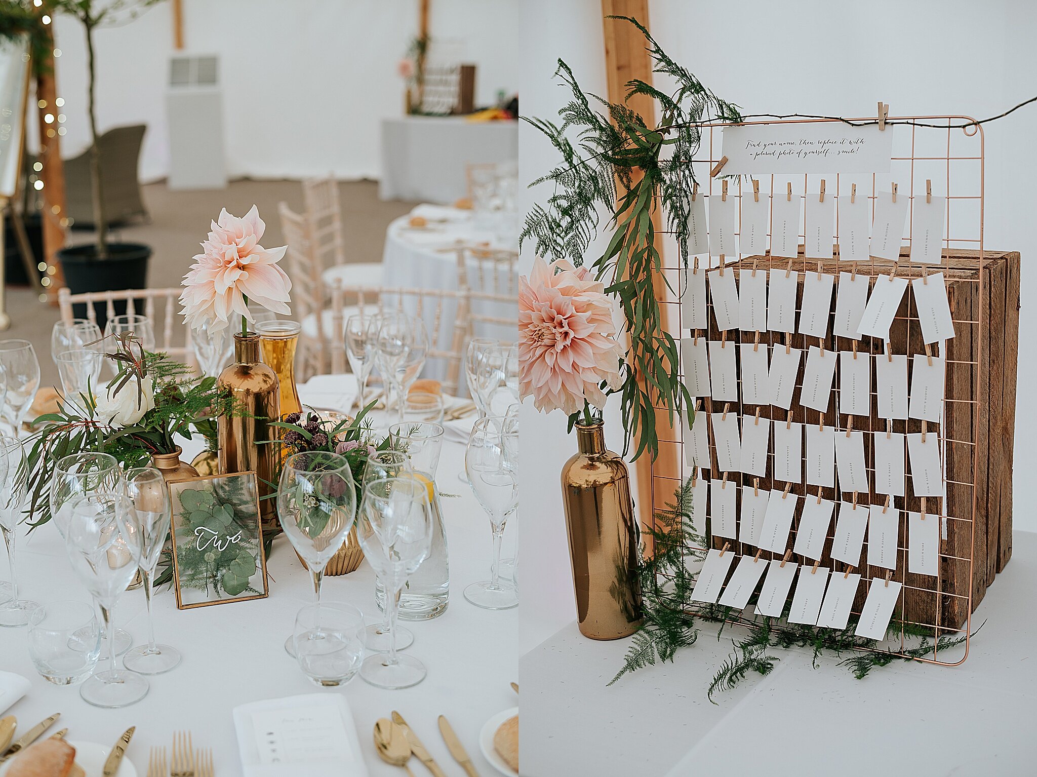 gold and blush pink wedding at dorfold hall 