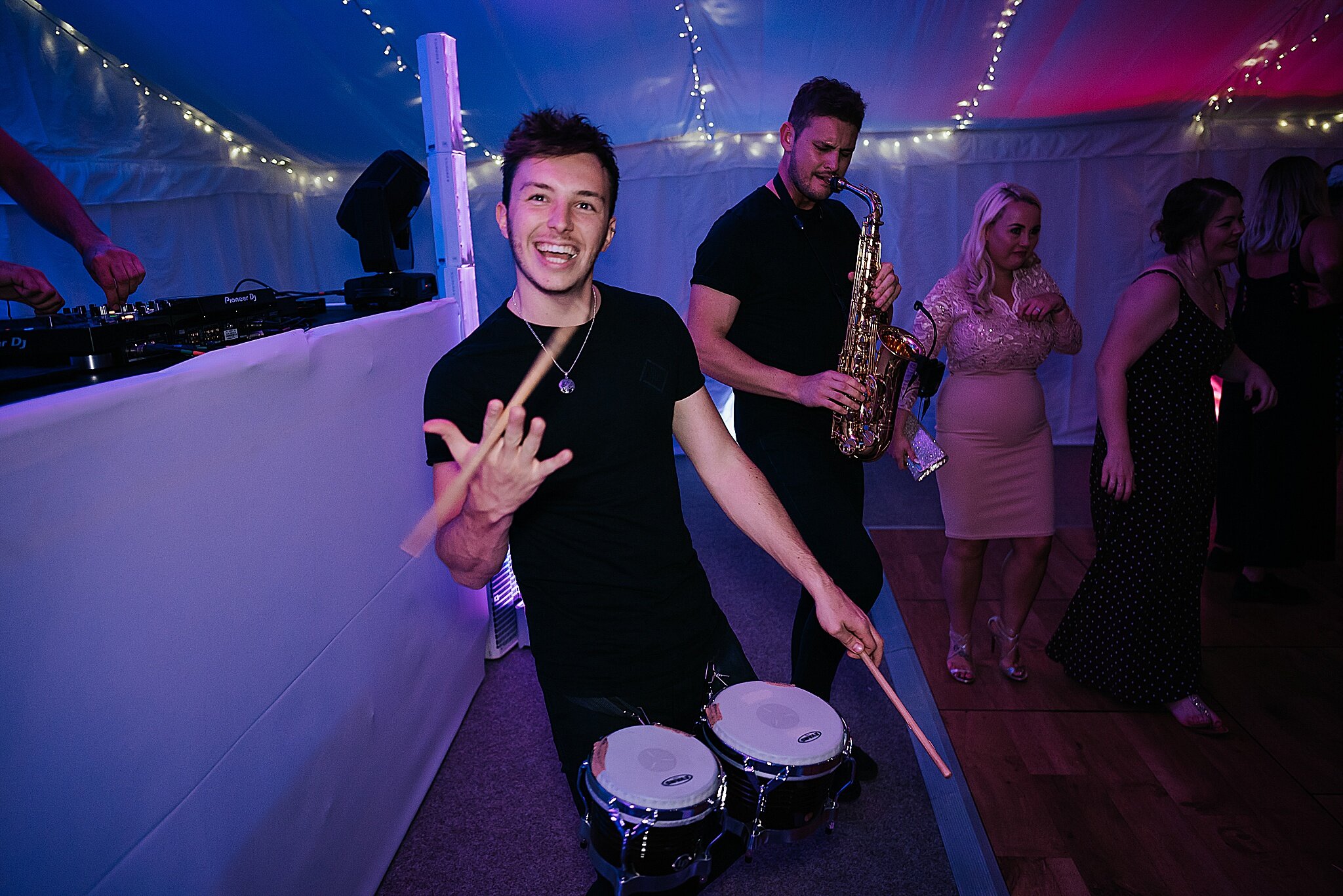 wedding entertainment at dorfold hall 