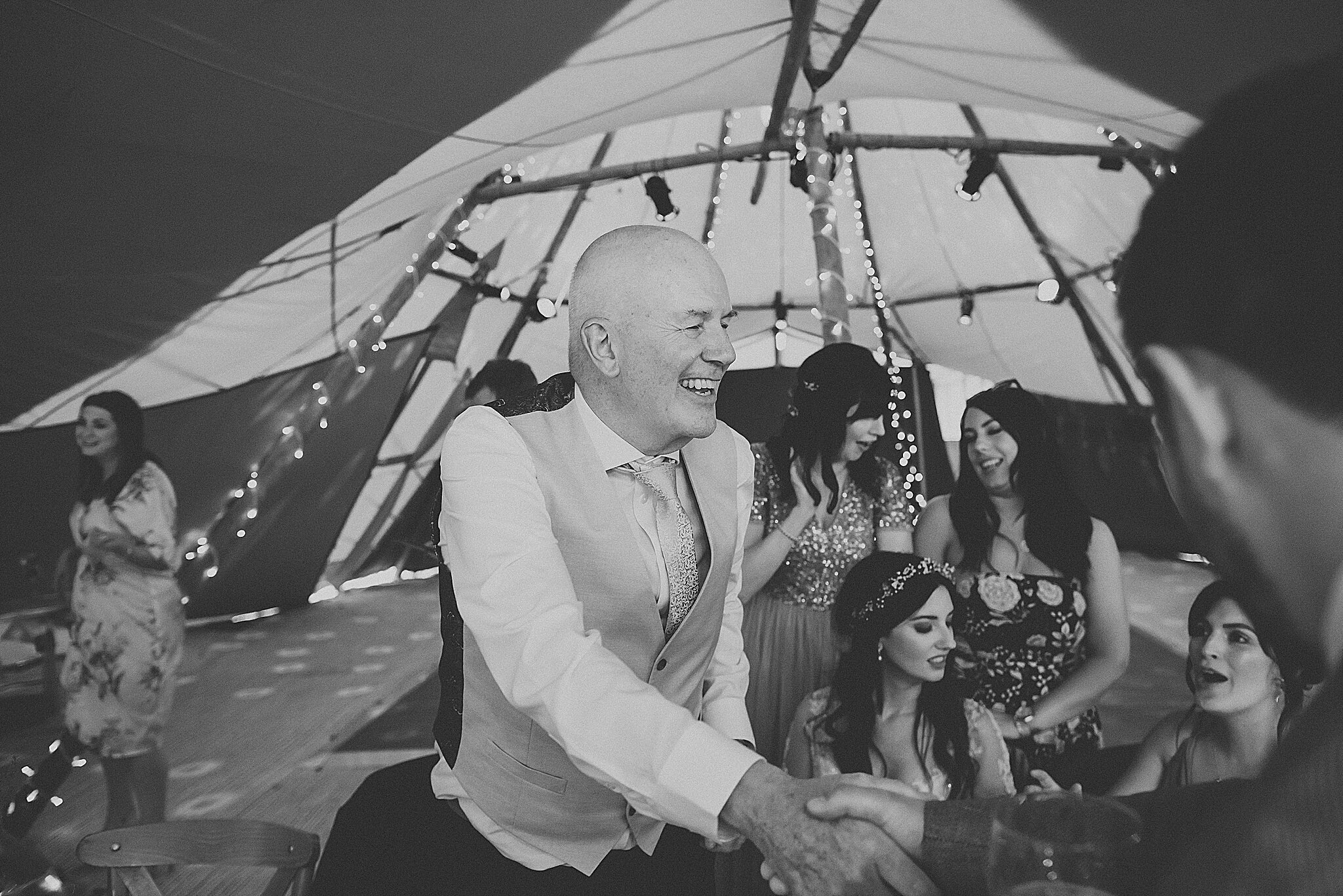 festival style tipi wedding in cheshire 