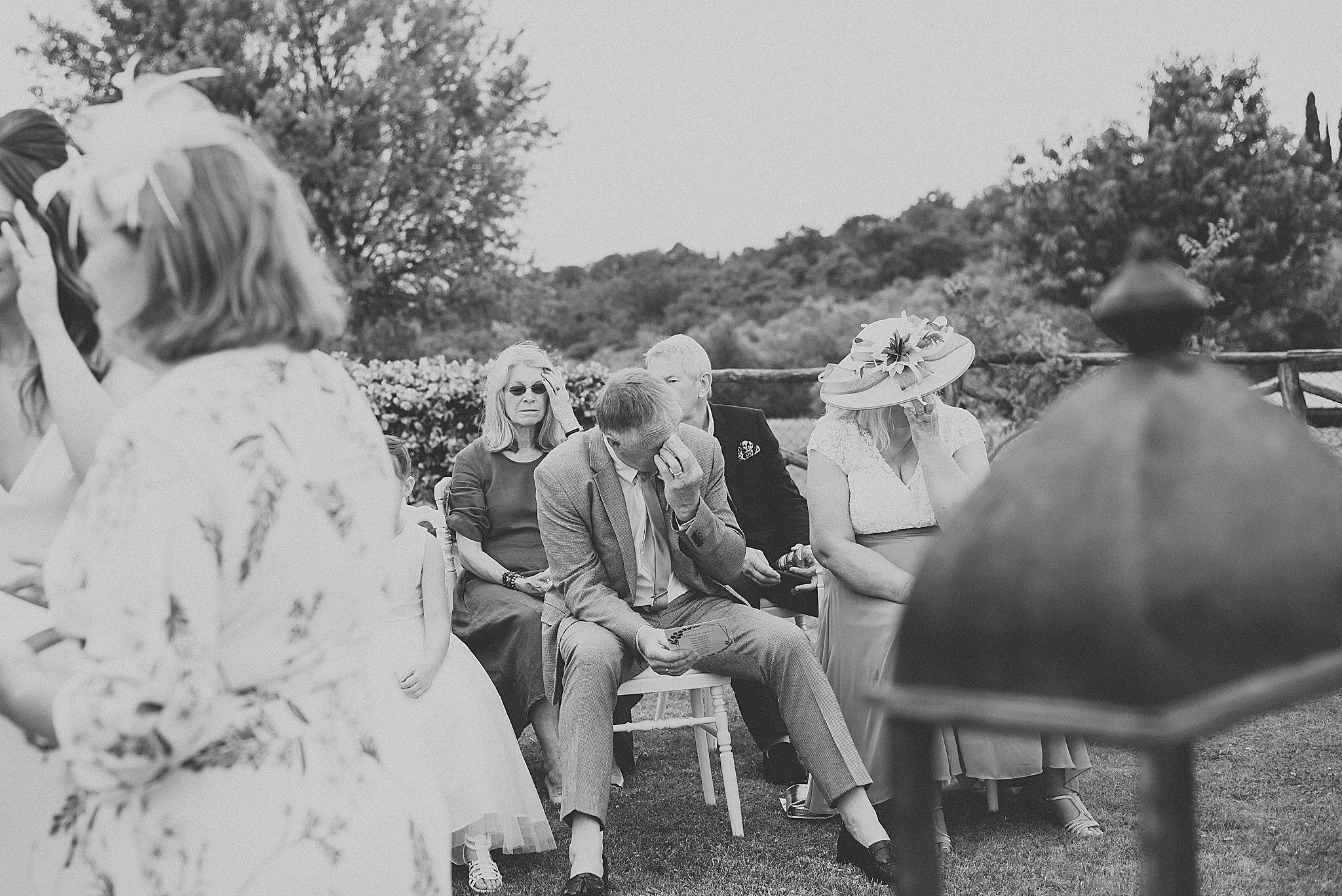 wedding ceremony in tuscany