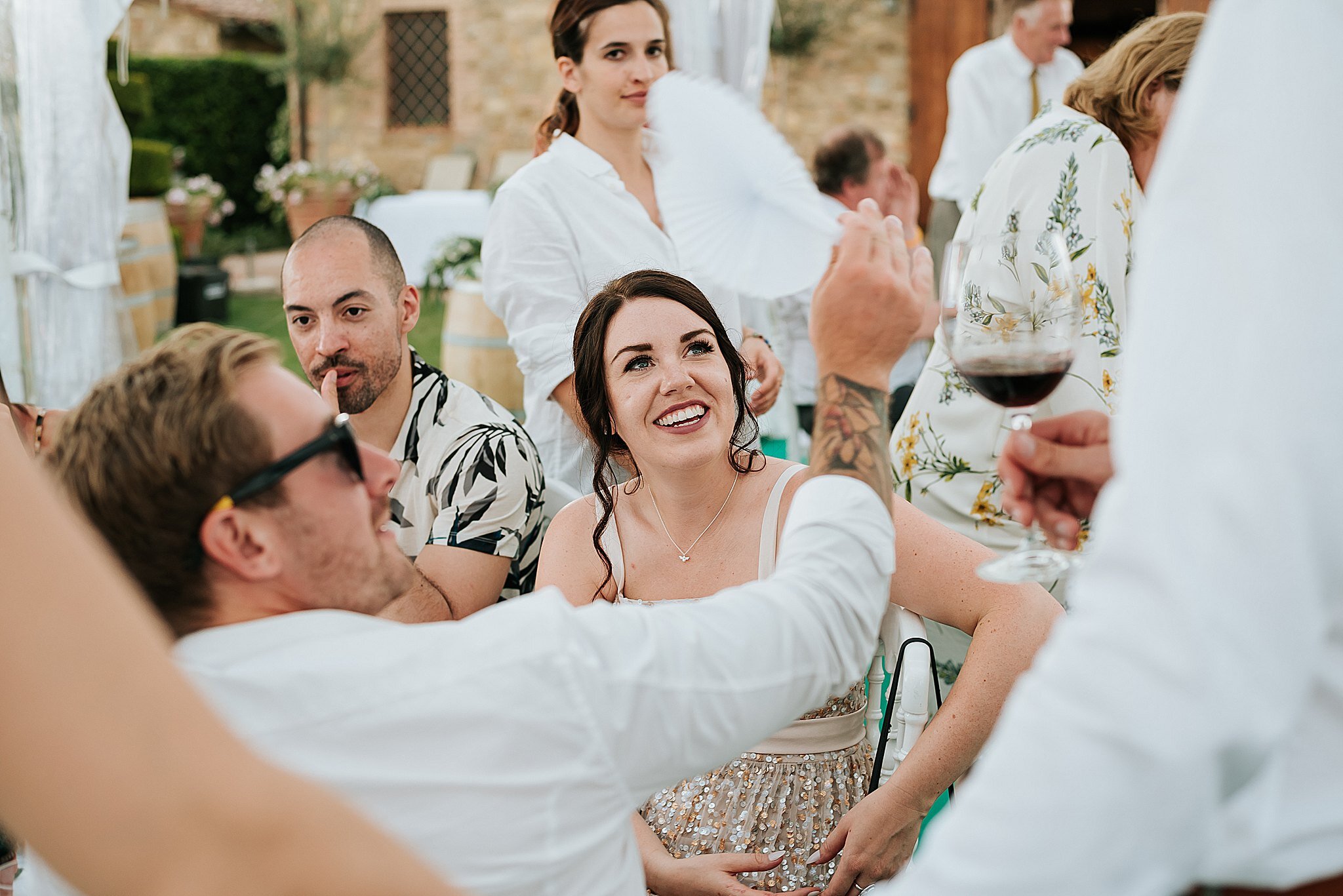 outdoor wedding in tuscany 