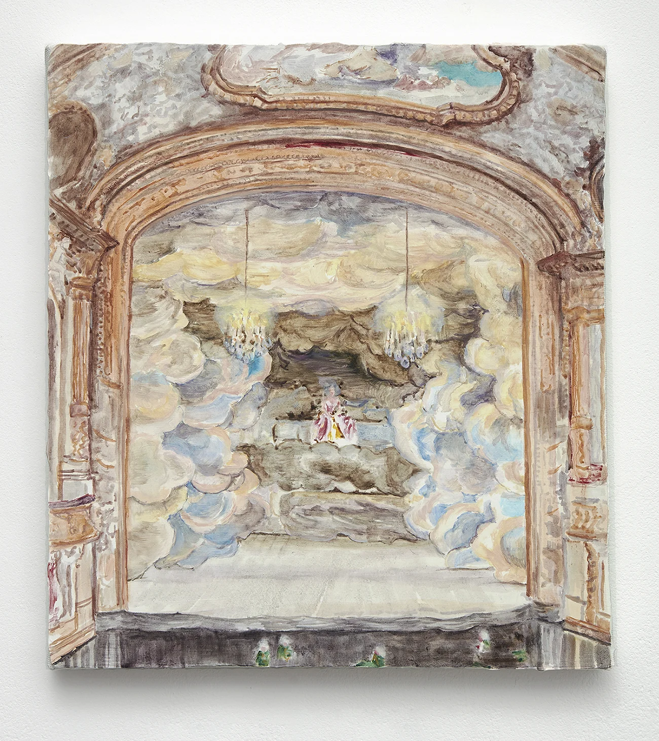 Ruin of the young (opera), 26,5X23,5cm, oil on canvas