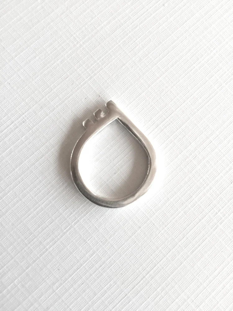 sterling key ring