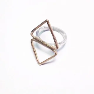 gold and sterling geometrics