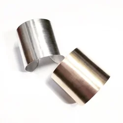 egyptian cuffs, sterling and brass