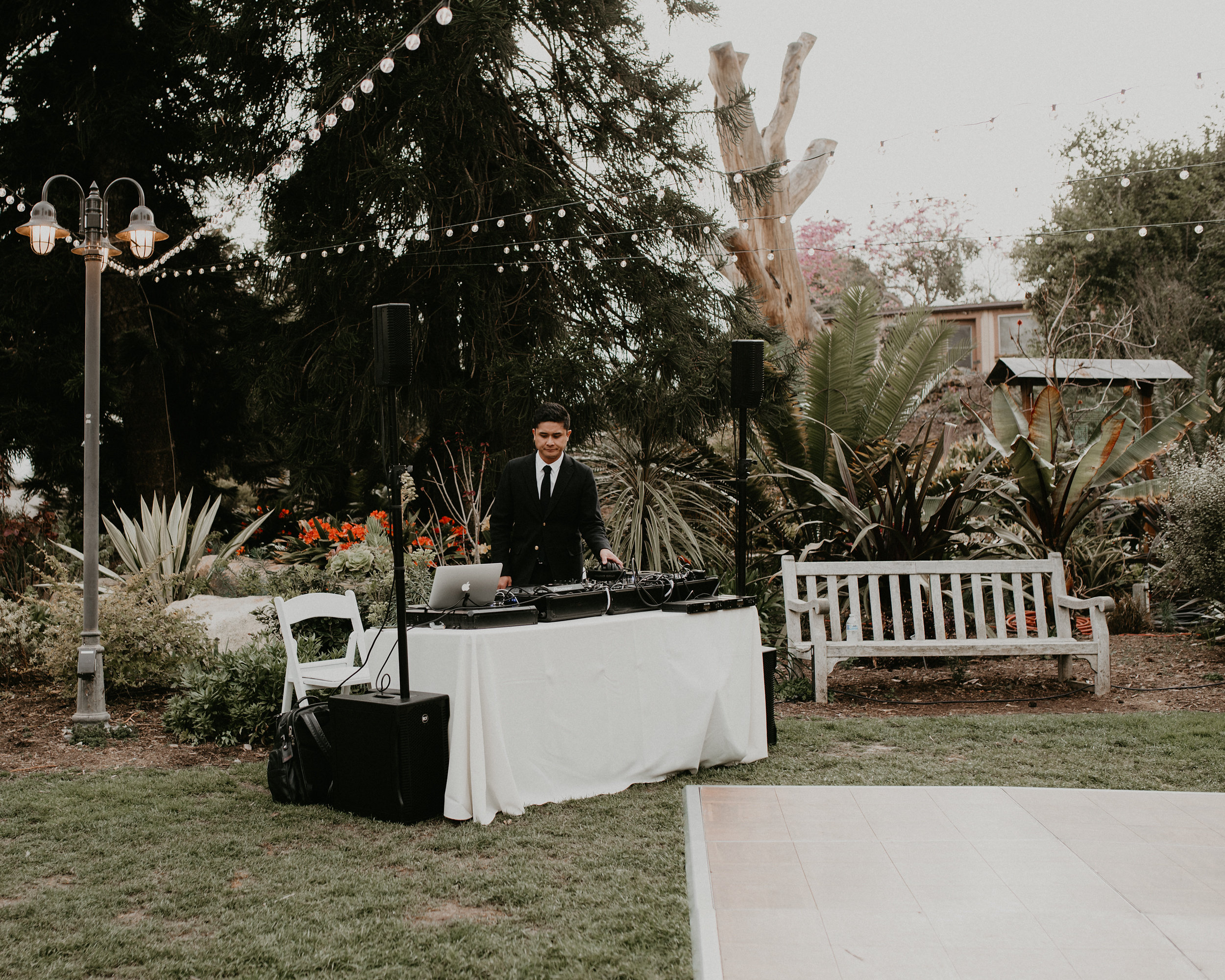 DJ at San Diego Botanic Garden