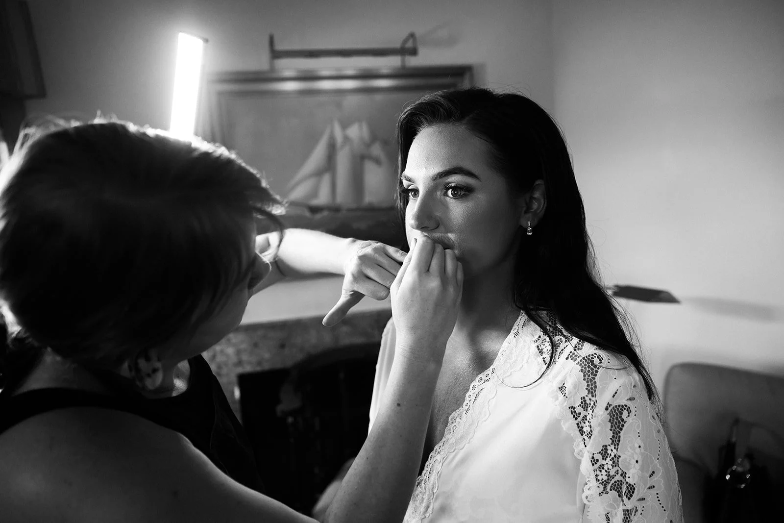 BRIDE GETTING READY