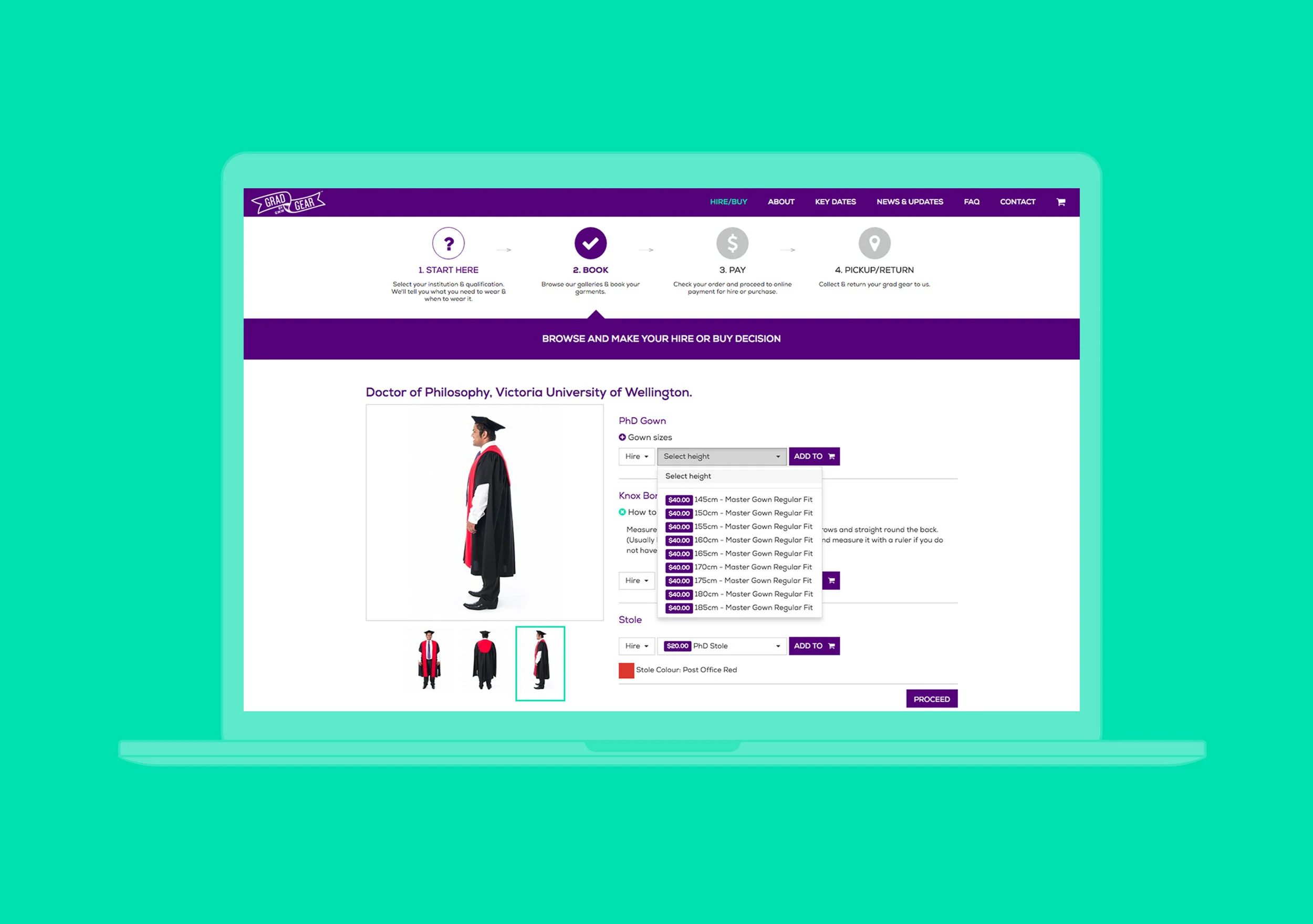 E-commerce website creation