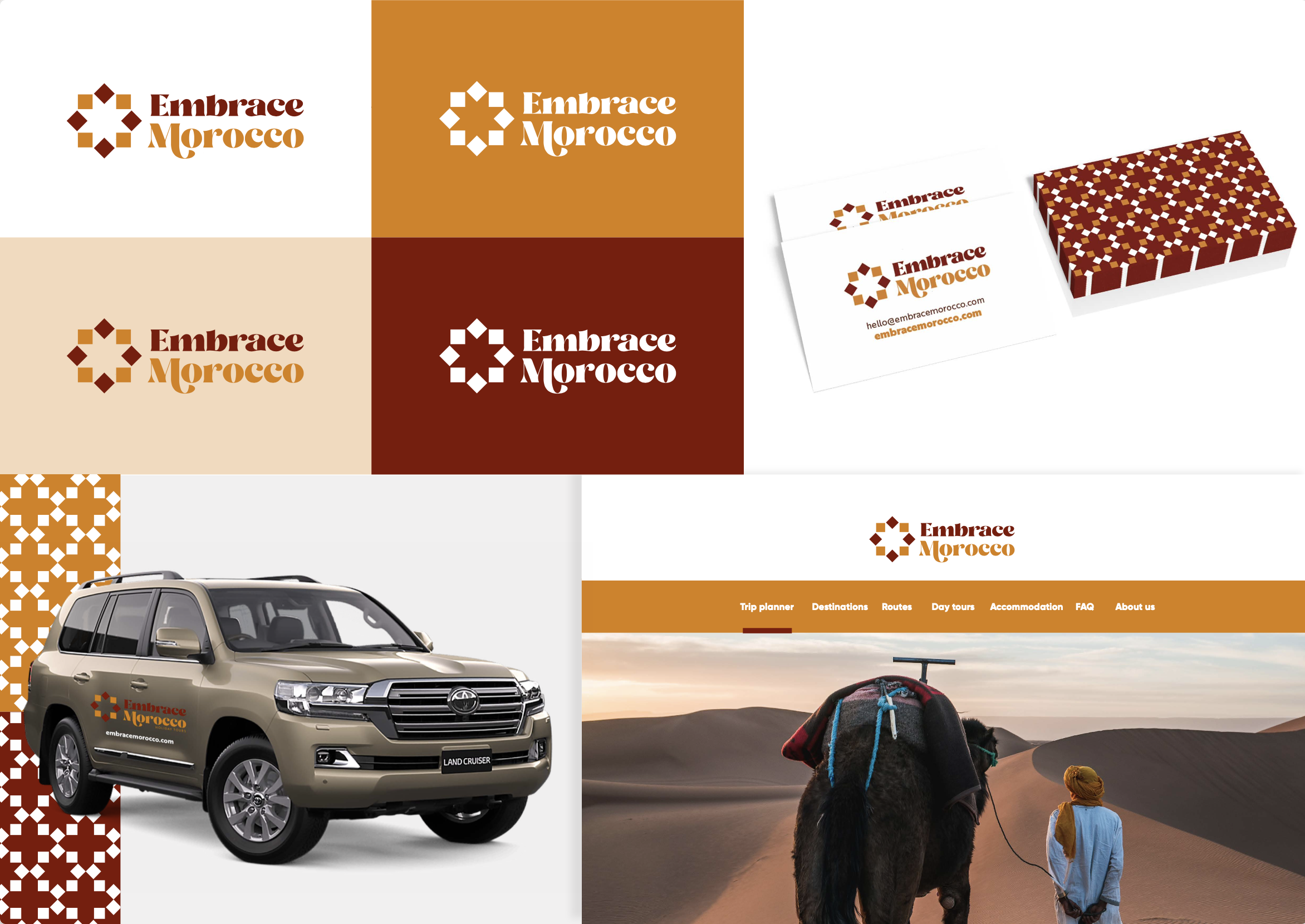 A digital trip planner to excite potential travellers