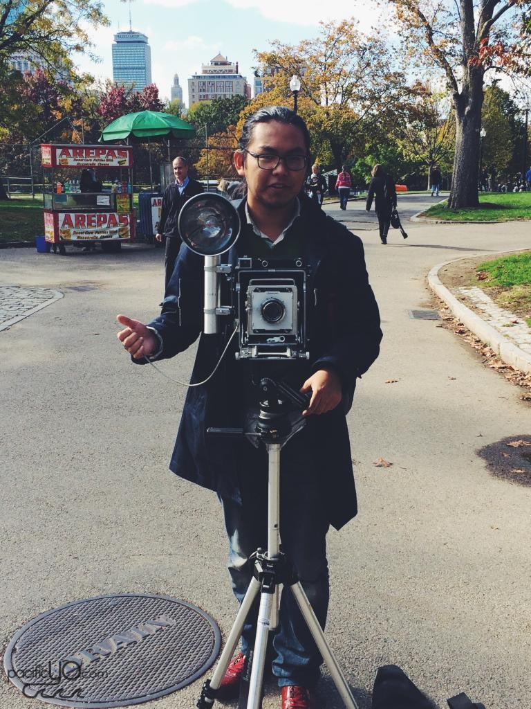  Met another film shooter at the Boston Commons while walking around the city. &nbsp; 