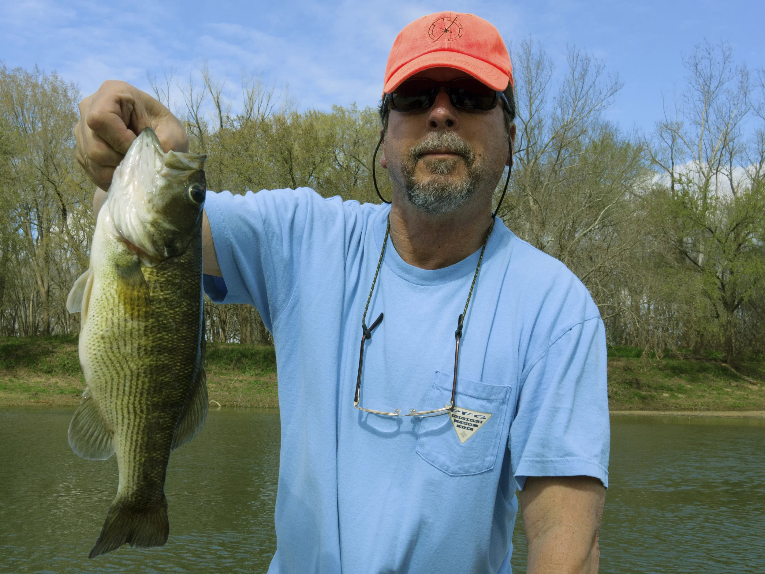 Guadalupe Bass on the Fly