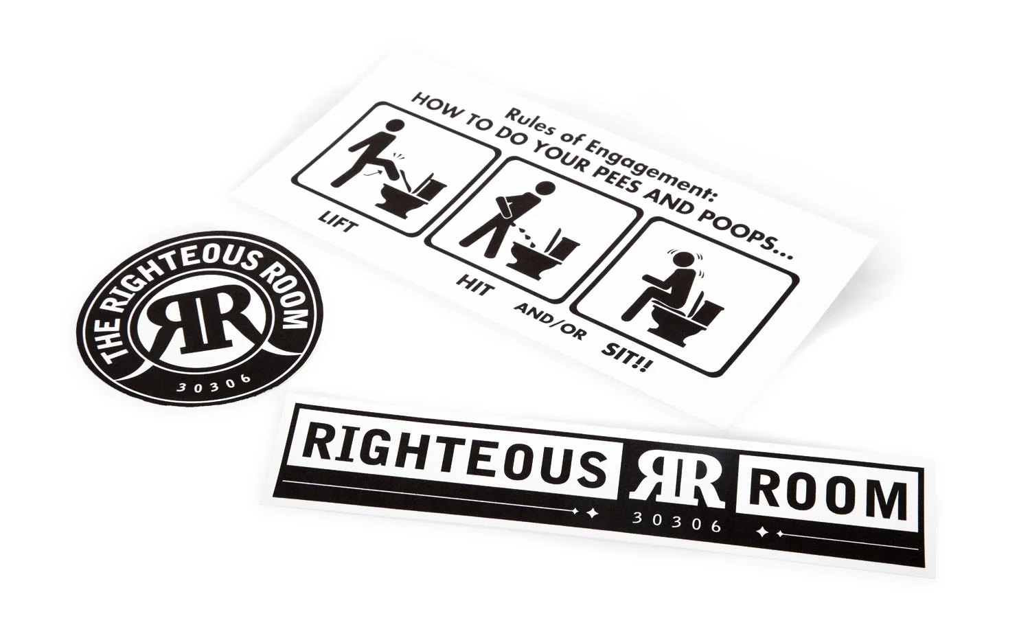 { righteous room vinyl stickers } / photographer: luke allerdice
