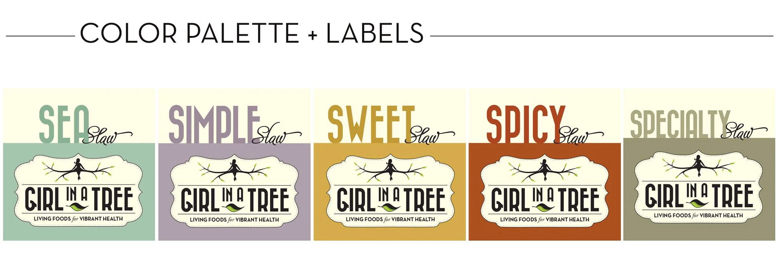  { girl in a tree foods } complete identity package