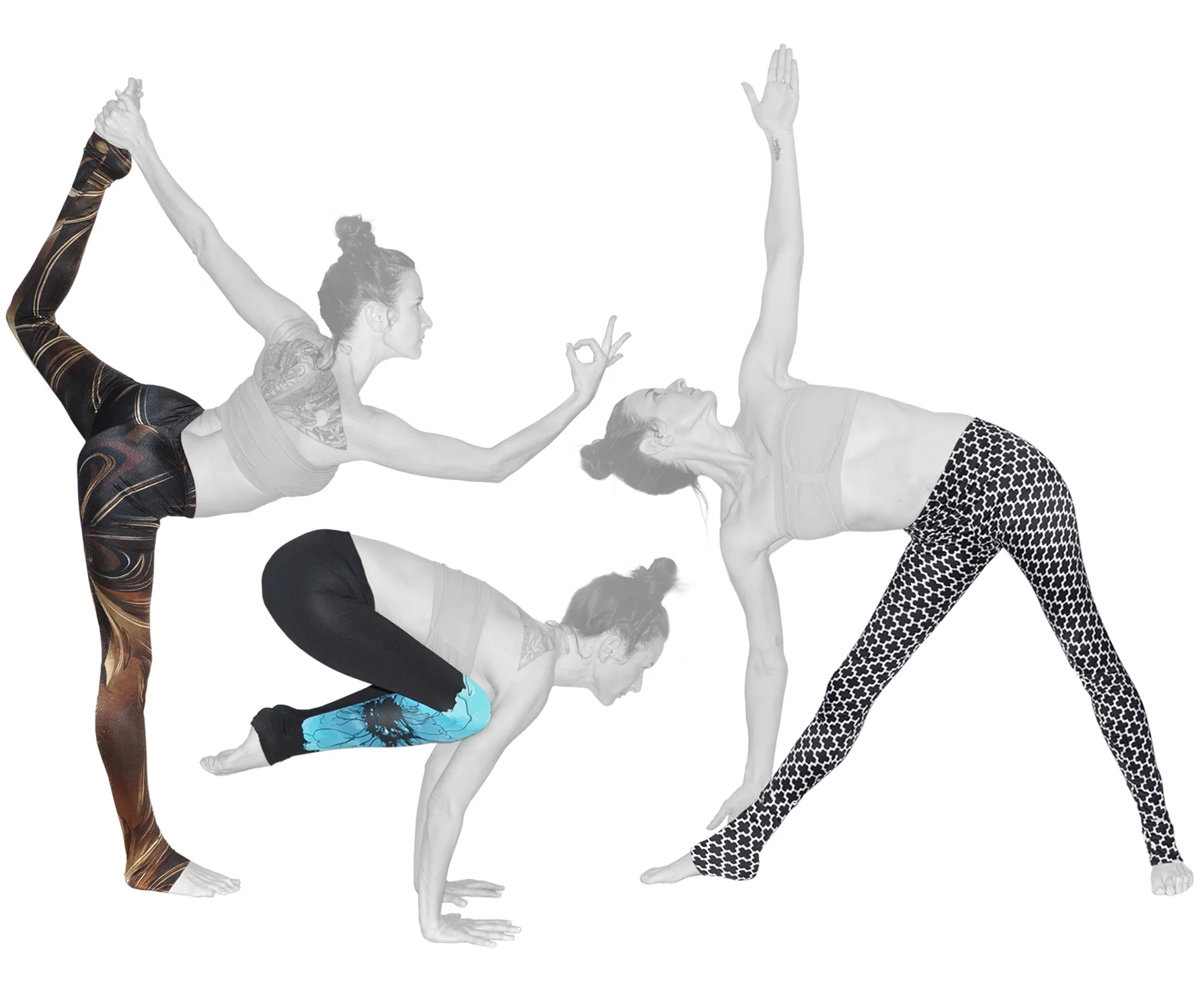 { custom made yoga leggings } design + construction / nylon + lycra blend