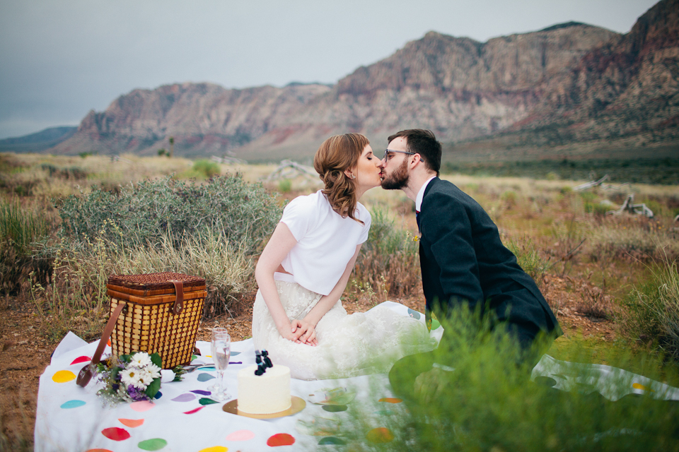 Red Rock canyon elopement photography