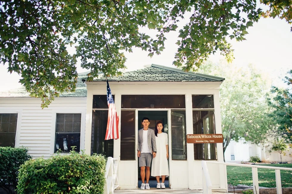 las vegas heritage museum engagement photographer