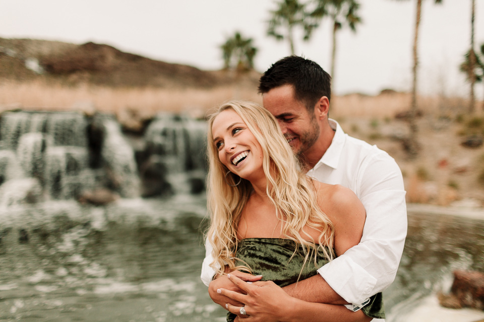 tropical engagement session