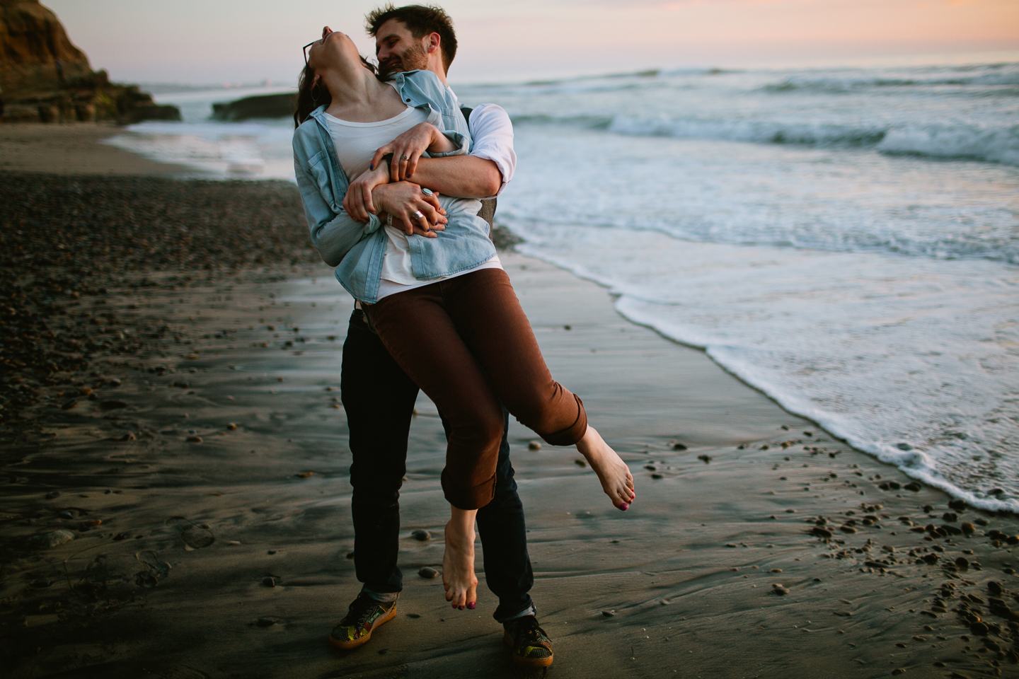 San diego beach engagement photographer