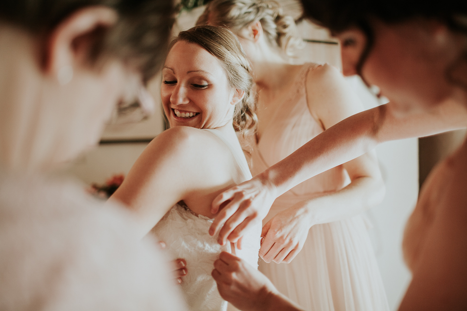 bride getting ready