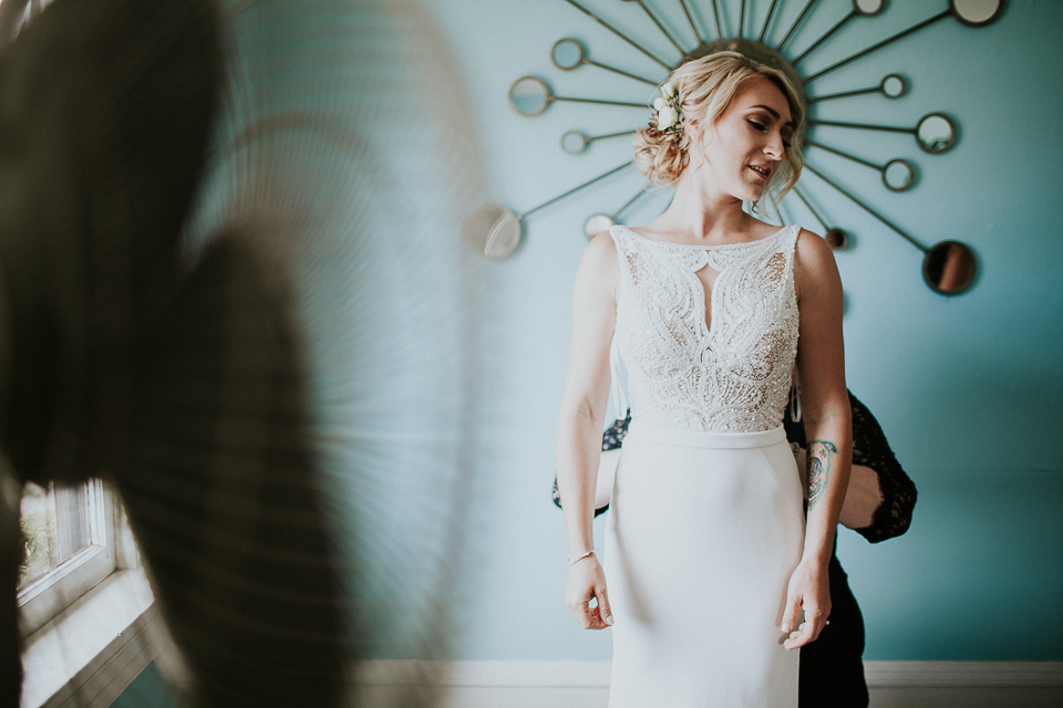 bride getting ready