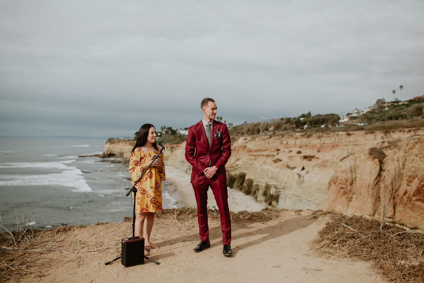 sunset cliffs elopement