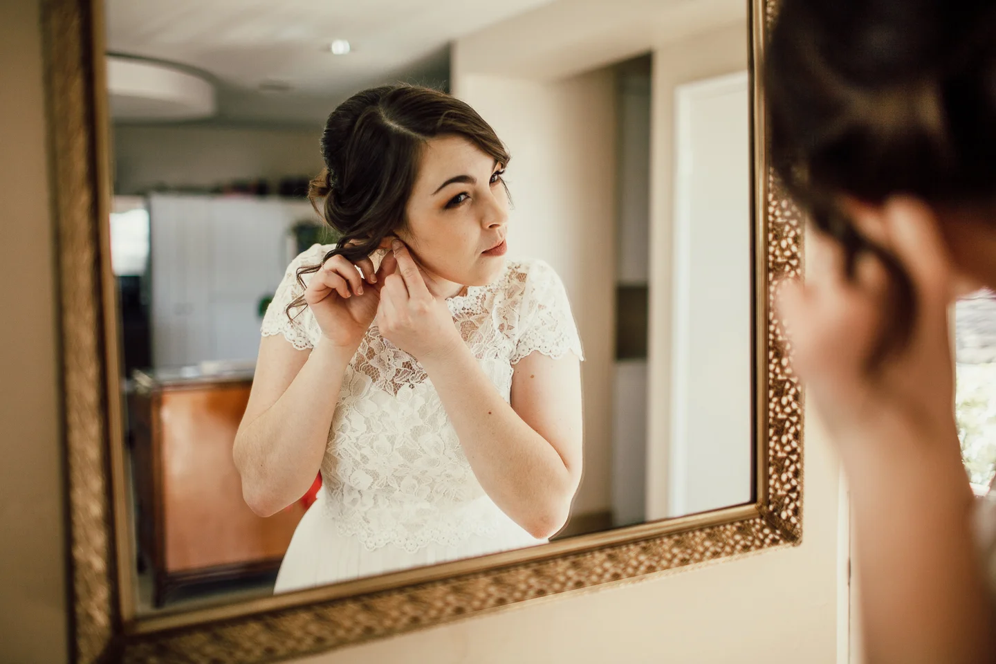 bride getting ready